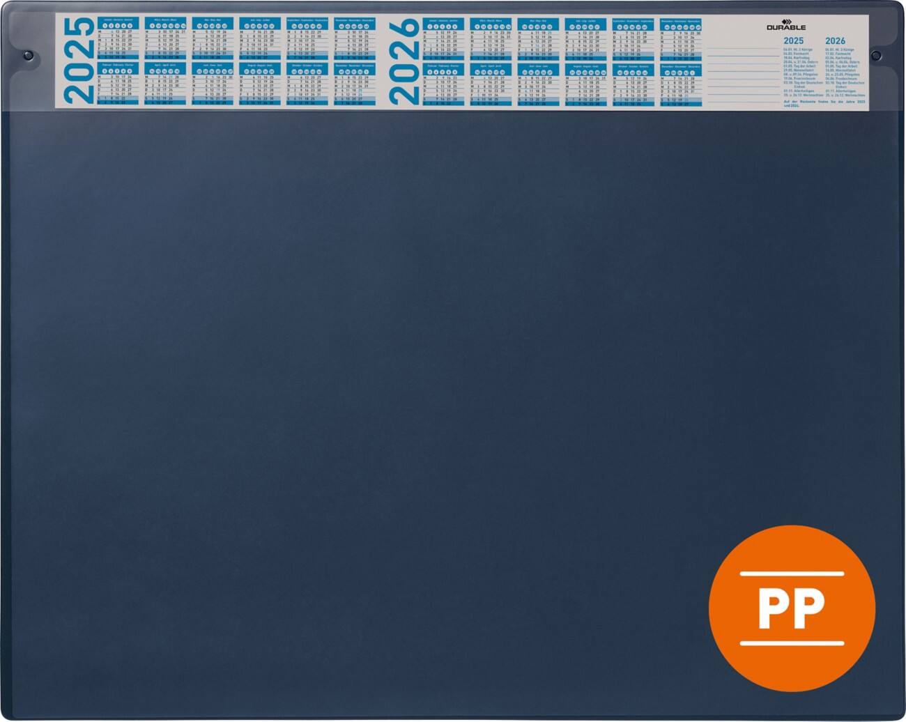 DURABLE Schreibunterlage PP (Polypropylen) Blau 65 cm