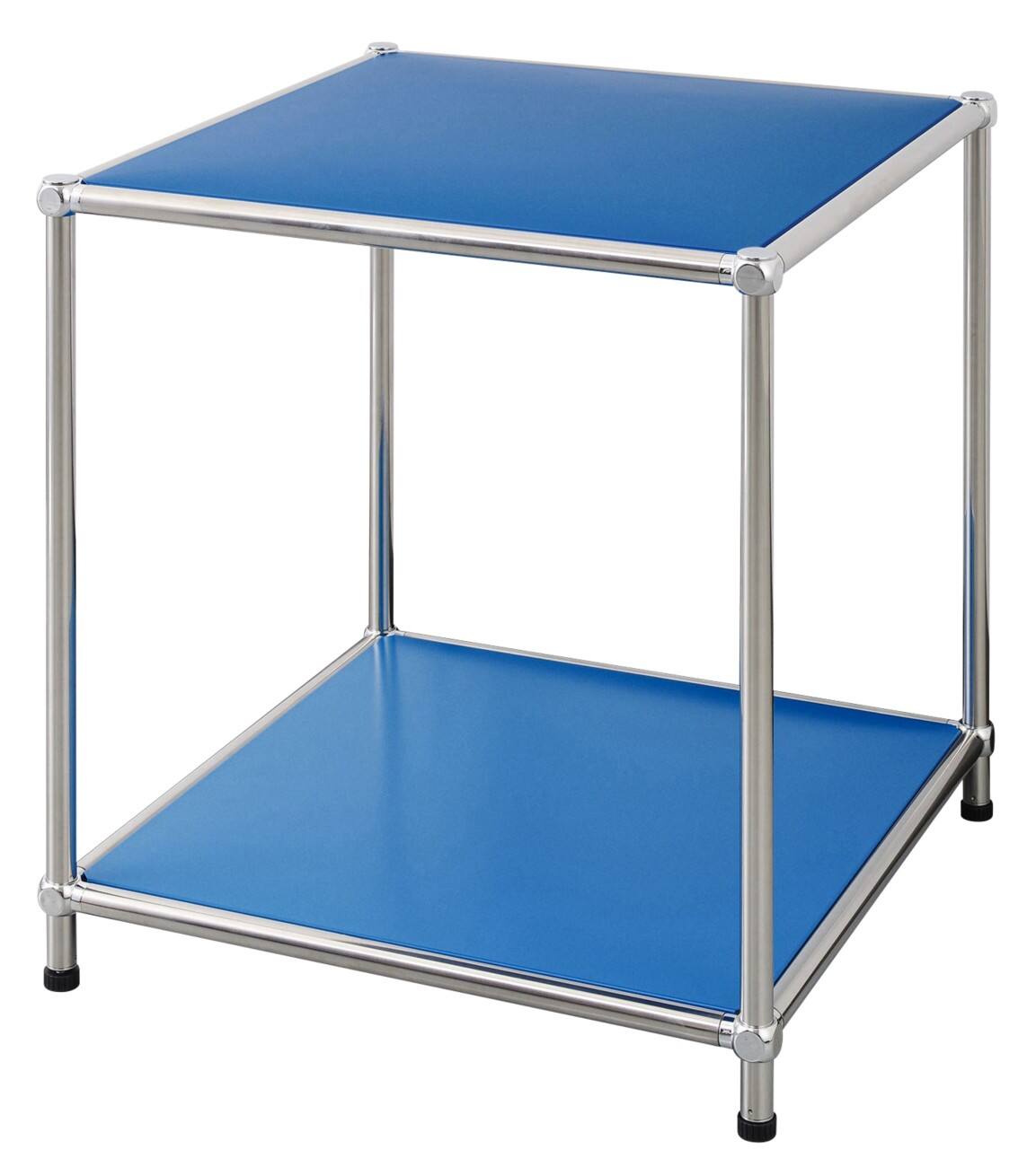 floordirekt Concept Epure Stahl Beistelltisch 400 x 400 x 460 mm Blau