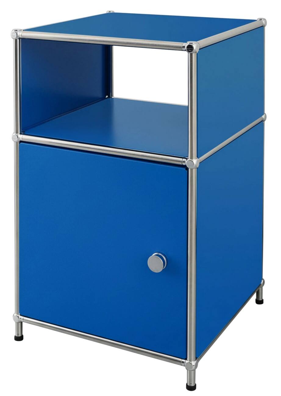 floordirekt Concept Epure Stahl Beistelltisch 400 x 400 x 650 mm Blau