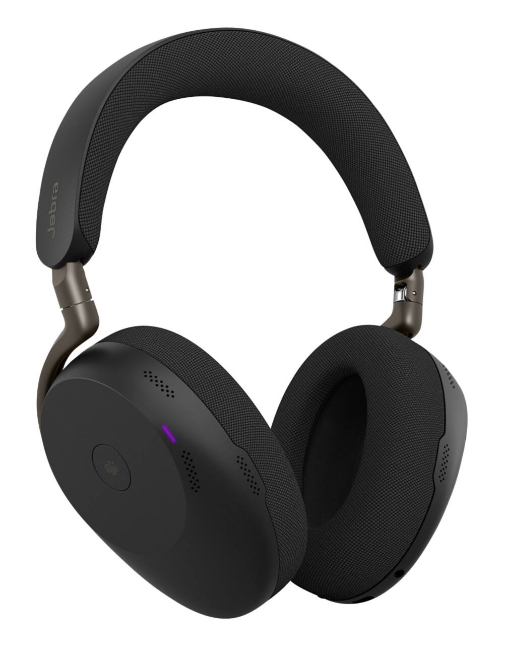Jabra Evolve3 85 MS Link 390 Kabelloses Headset USB-C Schwarz mit Kabelloses Ladepad