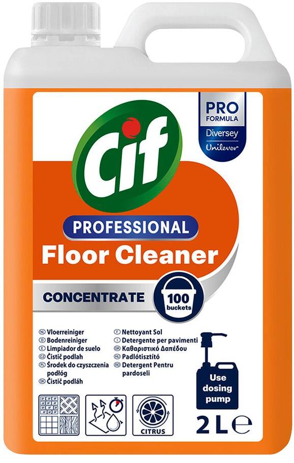 Cif Professional Bodenreiniger Citrus, Blumenduft 2 L