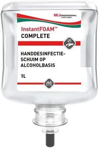 InstantFOAM Handdesinfektionsmittel Antibakteriell Transparent DIF610 1 L