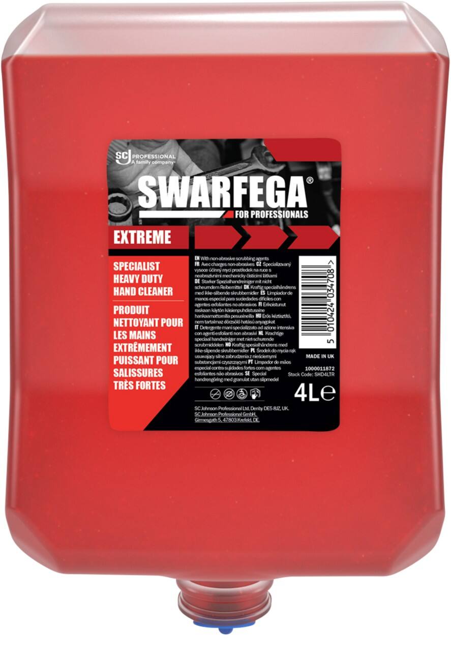 Swarfega ORANGE Handreiniger Flüssig Rot SHD4LTR 4 L