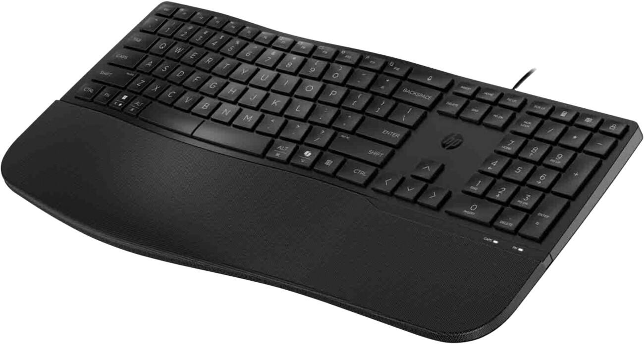 HP 480 Comfort Kabelgebundene Tastatur QWERTZ Schwarz