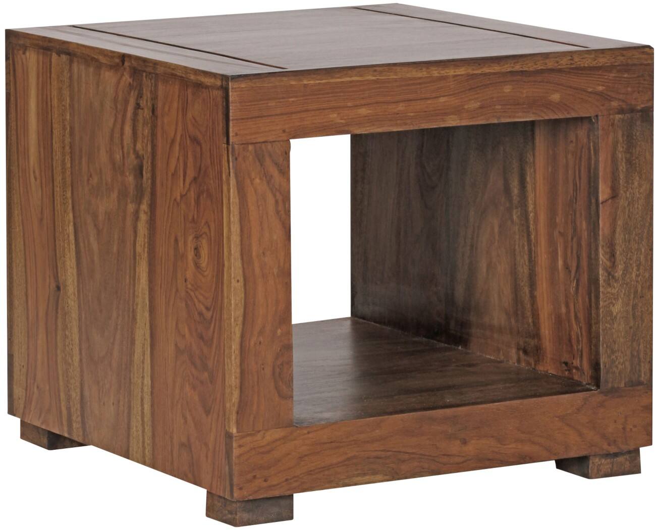 WOHNLING Kaffeetisch Braun 500 x 500 x 450 mm