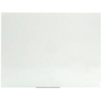 Glastafel Wandmontiert Magnetisch Einseitig 120 (B) x 90 (H) cm Weiß