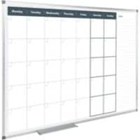 Magnetisches Whiteboard Magnetisch Eckhalterungen 90 (B) x 60 (H) cm Metall Weiß