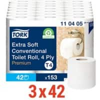 Tork Premium Toilettenpapier 4-lagig 126 Rollen à 153 Blatt