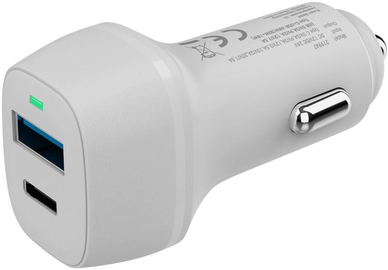 XLayer Ladegerät 48 W 1 x USB-C PD30W, 1 x USB-A QC 3.0 18 W Weiß 219947