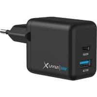 XLayer Ladegerät 38 W 1 x USB-C 30 W, 1 x USB-A QC 18 W Schwarz