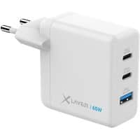 XLayer Ladegerät 65 W 2 x USB-C 65 W, 1 x USB-A 60 W Weiß