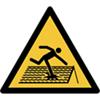 Djois Warnschild Warnung einsturzgefährdetes Dach Klebstoff, einschraubbar PP (Polypropylen) 15 (B) x 0,14 (H) cm