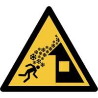 Djois Warnschild Warnung Dachlawine Klebstoff, einschraubbar PP (Polypropylen) 20 (B) x 0,14 (H) cm