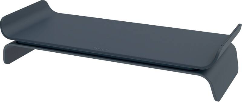 Leitz Ergo Höhenverstellbarer Monitorständer 6504 bis 27” 483 x 208 x 112 mm Dunkelgrau