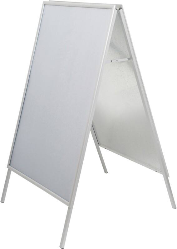 Maul MAULpublic Kundenstopper Aluminium Silber Wetterbeständig