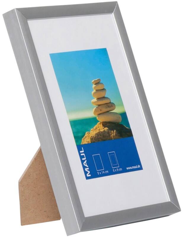 Maul MAULdesign 10 x 15 cm Bilderrahmen Silber Aluminium 19444 10,8 (B) x 15,8 (T) x 13,5 (H) cm