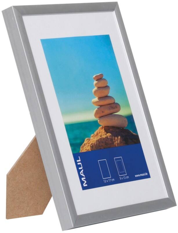 Maul MAULdesign 13 x 18 cm Bilderrahmen Silber Aluminium 19448 13,8 (B) x 18,8 (T) x 13,5 (H) cm