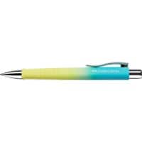 Faber-Castell Poly Ball Einziehbar Kugelschreiber Blau 0,6 mm Extra Breit Nachfüllbar