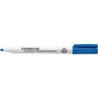 STAEDTLER Lumocolor Whiteboard-Marker Blau Filzspitze 97% Recycled