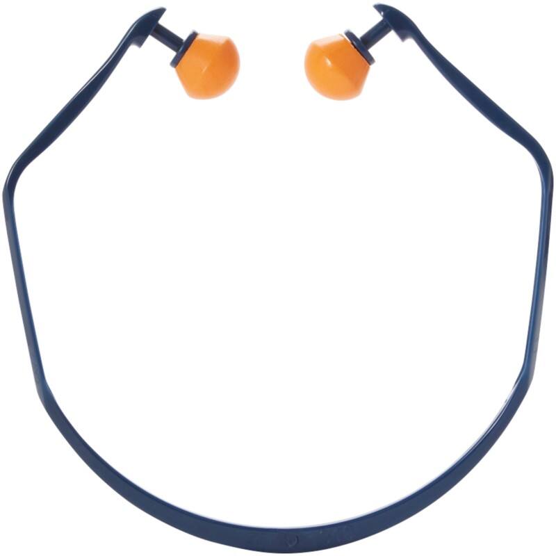3M Banded Bügelgehörschutz Schnurlos Blau Orange 1310C1 mit 2 Paar Ersatzstöpseln