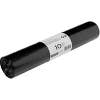 DEISS Abfallsäcke 60 L  Schwarz 10 Stück