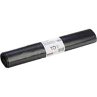 DEISS Abfallsäcke 110 L  Schwarz 10 Stück