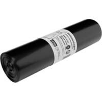 DEISS Abfallsäcke 110 L  Kordelzug Schwarz 10 Stück