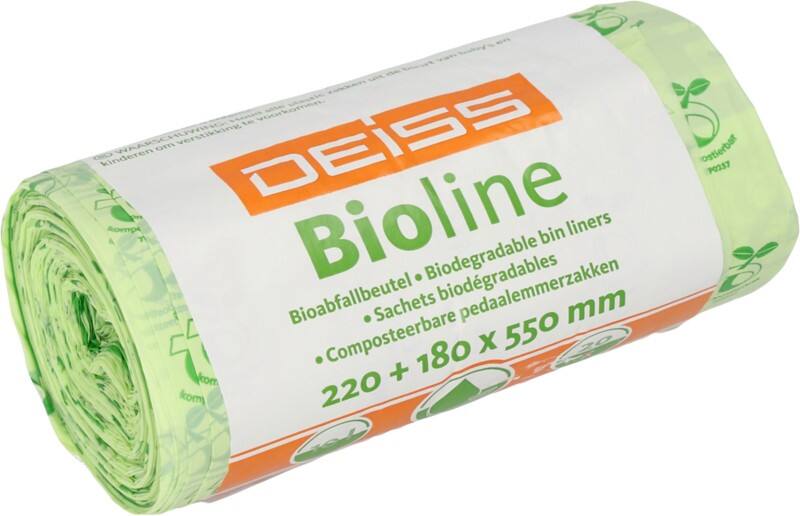 DEISS Bioline Abfallsäcke 10 L  Grün 20 Stück
