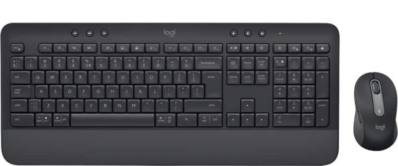 Logitech Business Keyboard und Maus Kabellos QWERTZ mit Bluetooth Graphit MK650