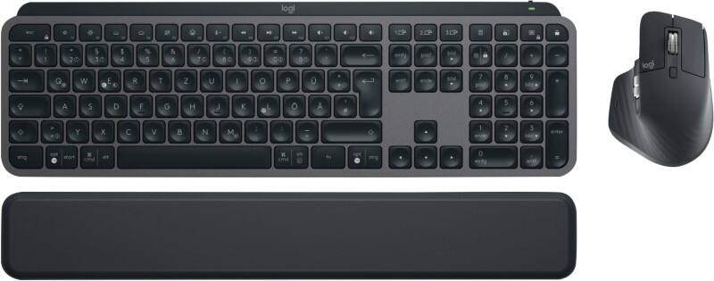 Logitech Tastatur und Maus Kabellos QWERTZ mit Bluetooth Graphit 920-011606