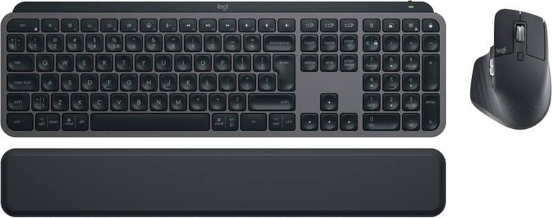 Logitech Tastatur und Maus Kabellos QWERTY mit Bluetooth Graphit 920-011614