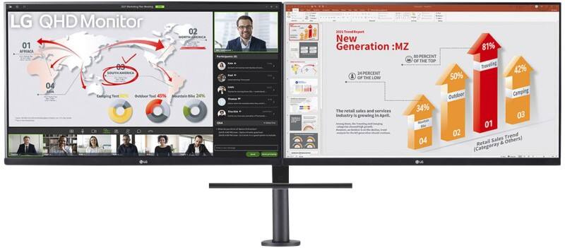 LG 68,6 cm (27") LED Monitor 27QP88DP-BS Schwarz