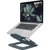 Leitz Ergo Ergonomischer Höhenverstellbarer Multi-Winkel Laptopständer 6424 Tragbar Bis zu 15" Grau