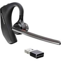 poly Voyager 5200 Kabellos Headset Over-Ear USB mit Bluetooth und Geräuschunterdrückung Mono 5200 Schwarz