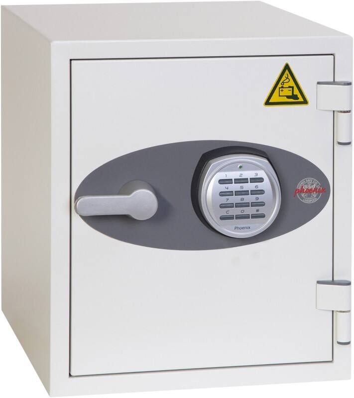 Phoenix Batterie Titan Tresor Elektronikschloss 25 L BS1282E Weiß