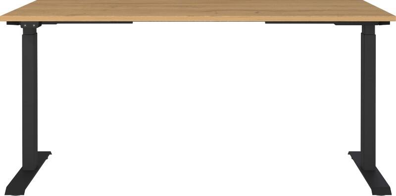 GERMANIA AGENDA Elektronisch höhenverstellbarer Schreibtisch Eiche 1.600 (B) x 800 (T) x 1.200 (H) mm