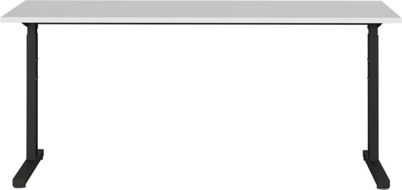 GERMANIA PROFI 2.0 Höhenverstellbarer Schreibtisch Lichtgrau 1.600 (B) x 800 (T) x 800 (H) mm