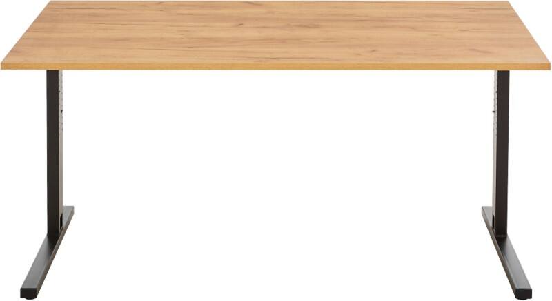 GERMANIA PROFI 2.0 Höhenverstellbarer Schreibtisch Eiche 1.600 (B) x 800 (T) x 800 (H) mm