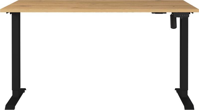 GERMANIA PROFI 2.0 Elektronisch höhenverstellbarer Schreibtisch Eiche 1.400 (B) x 800 (T) x 1.180 (H) mm