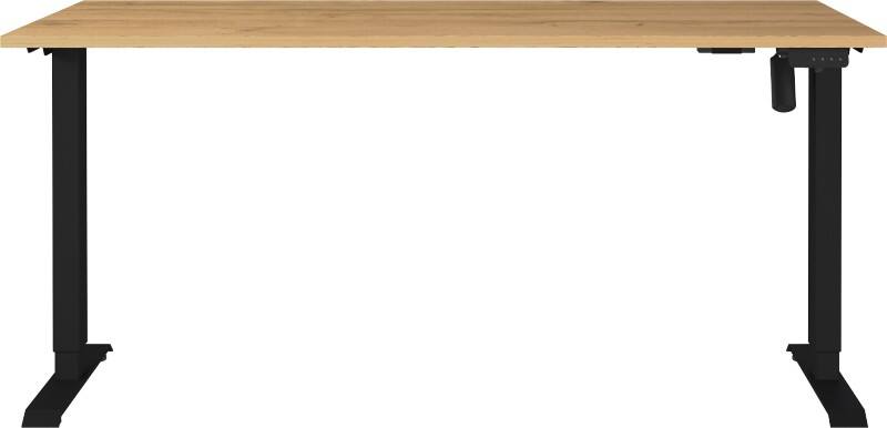 GERMANIA PROFI 2.0 Elektronisch höhenverstellbarer Schreibtisch Eiche 1.600 (B) x 800 (T) x 1.180 (H) mm