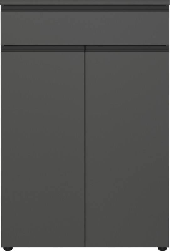 GERMANIA BEDANO Aktenschrank 1 Schubladen 810 x 400 x 1.200 mm Graphit