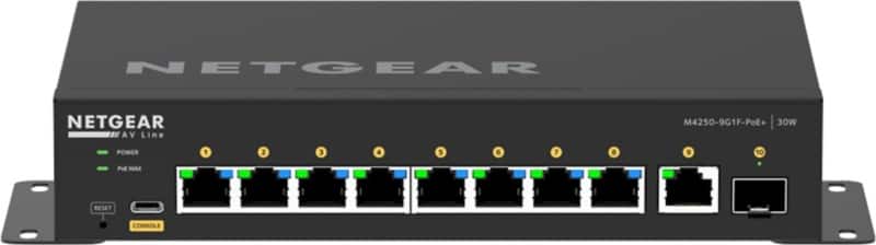 NETGEAR 8x1G PoE+ 110W 1x1G und 1xSFP Managed Switch