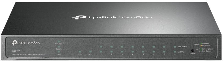 TP-LINK Omada 10-Port Gigabit Smart Switch mit 8-Port PoE+