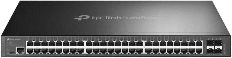 TP-LINK Omada 48-Port Gigabit L2+ Managed Switch mit 4 10GE SFP+ Steckplätzen