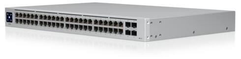 Ubiquiti UniFi USW-48-POE Netzwerk Switch Managed L2 Gigabit Ethernet (10/100/1000) Power over Ethernet (PoE) 1U Edelstahl