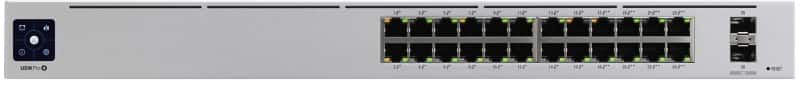 Ubiquiti Switch UniFi Pro 24-Port PoE Managed L2/L3 Gigabit Ethernet (10/100/1000) Power over Ethernet (PoE) 1U Silber
