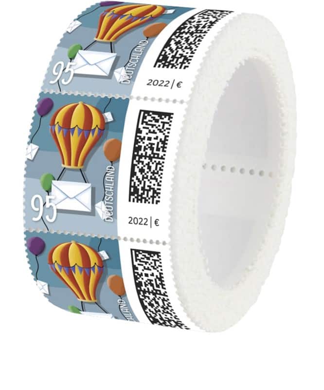 Deutsche Post Ballonpost Briefmarken 0,95 € DE Gummiert 200 Stück