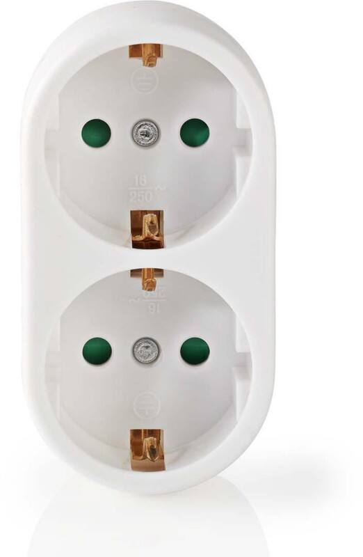 Nedis Netzadapter PSSPL200F1WT 2 Steckd