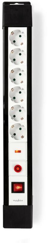 Nedis Verlängerungskabel 6 Steckdosen 3 m