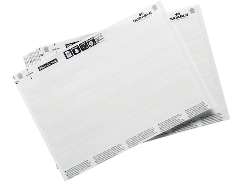 DURABLE Etiketten 800002 20 (B) x 1,7 (H) cm 800002 100 Stück